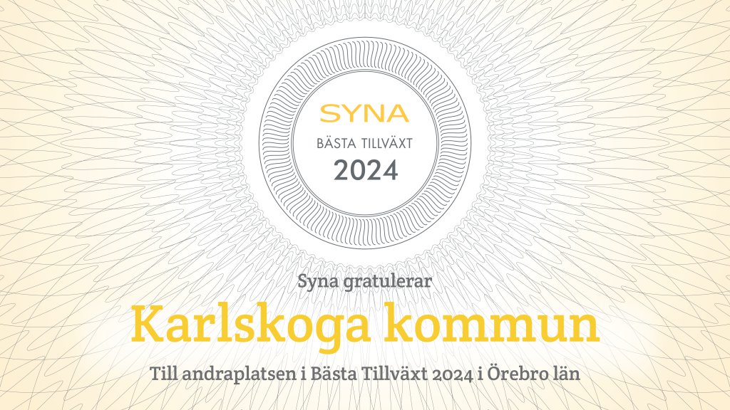 Diplom andraplats Bästa Tillväxt 2024